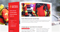 Desktop Screenshot of ff-malsch.de